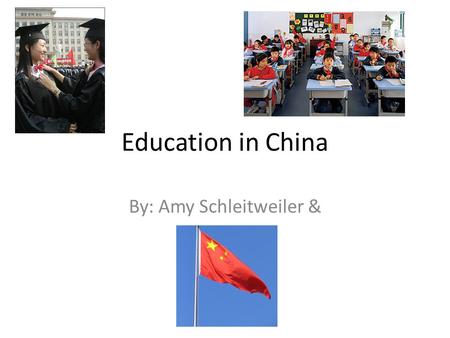 Education in China By: Amy Schleitweiler &. Differences in Education Western Education push for lateral thinking, Chinese teachers push for repetition.