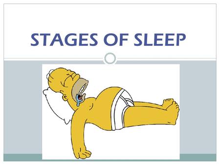 STAGES OF SLEEP.