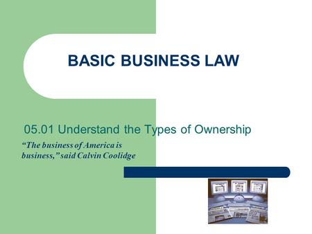 05.01 Understand the Types of Ownership