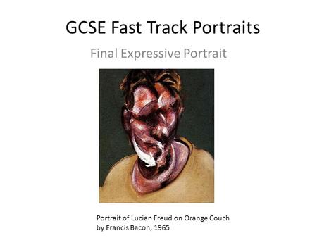GCSE Fast Track Portraits