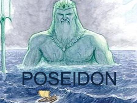 Poseidon, son of Cronus and Rhea, was one of six siblings (Hestia, Demeter, Hera, hades, Zeus) and father of seven (Triton, Theseus, Polyphemus, Agenor,