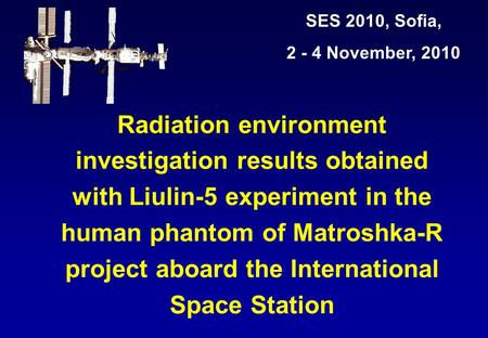 Radiation environment investigation results obtained with Liulin-5 experiment in the human phantom of Matroshka-R project aboard the International Space.