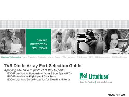 TVS Diode Array Port Selection Guide