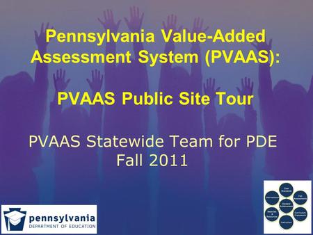 Pennsylvania Value-Added Assessment System (PVAAS): PVAAS Public Site Tour PVAAS Statewide Team for PDE Fall 2011.