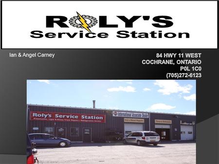 Ian & Angel Carney. Roly’s is a part of the Ontario Tire Stewardship An industry-funded organization introducing The Used Tires Program - a province-wide.