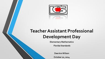 Teacher Assistant Professional Development Day