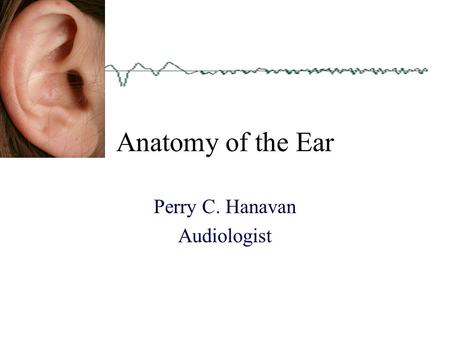 Perry C. Hanavan Audiologist