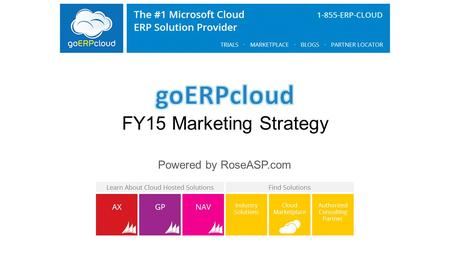 Powered by RoseASP.com. goERPcloud Team Emily Norausky Marketing Manager Jeffrey DeMaria Product Manager.