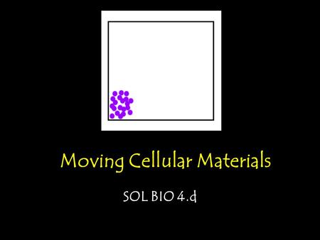 Moving Cellular Materials SOL BIO 4.d. Fluid Mosaic Model: A mosaic is a structure made up of many different parts. The plasma membrane of a cell is composed.