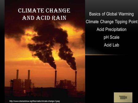 Climate Change and Acid Rain
