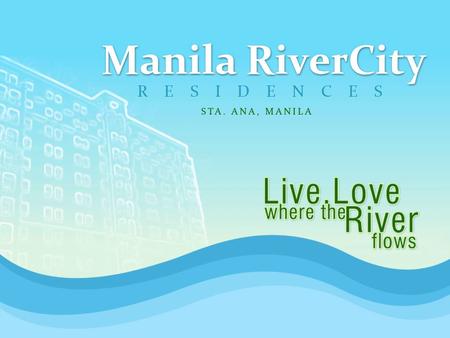 Experience the verve of living by the banks and drift through the historic and scenic beauty of Pasig River. Project lot area composed of 14,000 square.