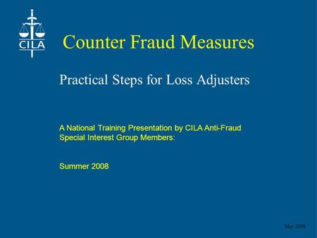 Counter Fraud Measures
