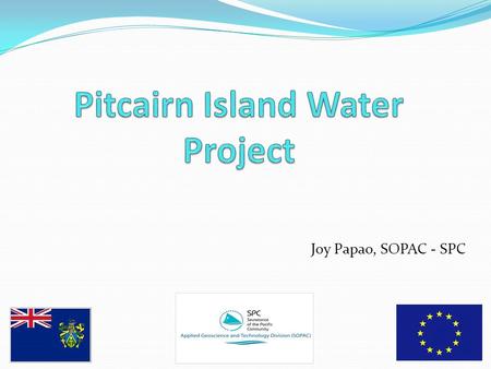 Joy Papao, SOPAC - SPC. Pitcairn Island - Locality Map.