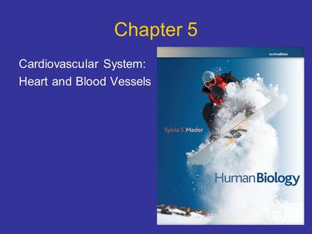 Chapter 5 Cardiovascular System: Heart and Blood Vessels.