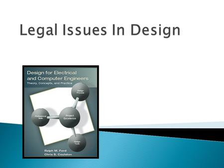 Legal Issues In Design.