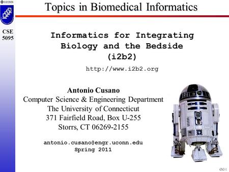 Topics in Biomedical Informatics