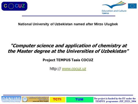 National University of Uzbekistan named after Mirzo Ulugbek