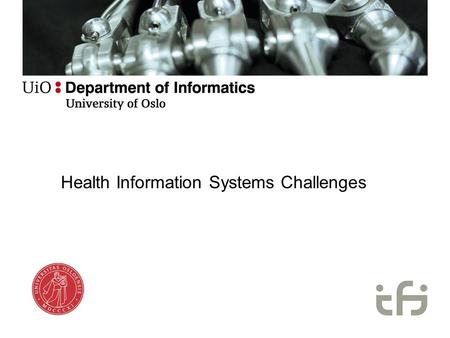 Health Information Systems Challenges. 2 But first.. Some Concepts from Yesterday’s Readings/ Lectures You should be able to explain to a friend what.