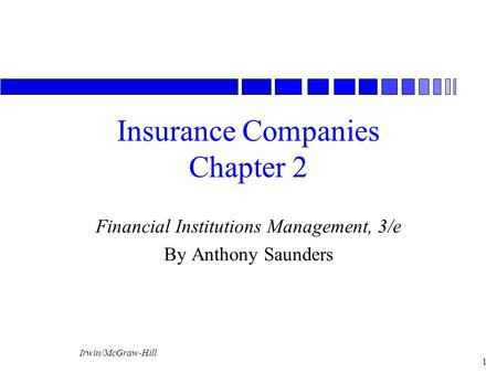 Insurance Companies Chapter 2