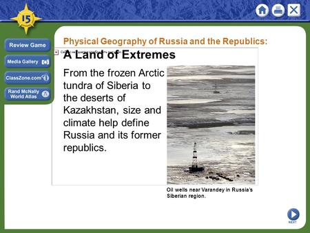 Physical Geography of Russia and the Republics: