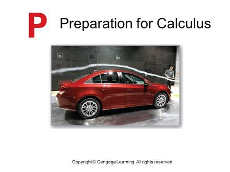 Preparation for Calculus