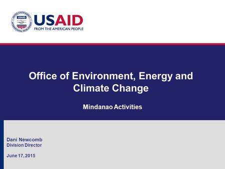 Office of Environment, Energy and Climate Change