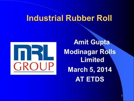 Industrial Rubber Roll