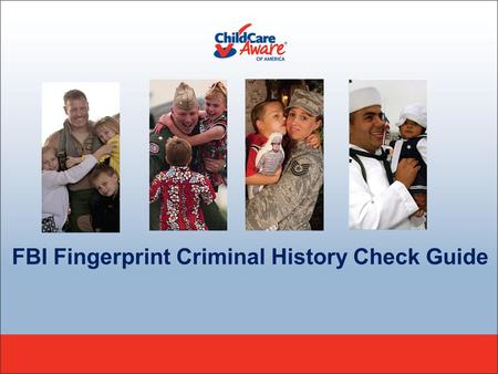 FBI Fingerprint Criminal History Check Guide