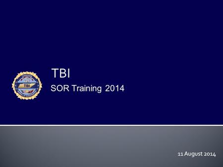 TBI SOR Training 2014 11 August 2014. JUVENILES  Tennessee Adjudications  14 years of age or more  Occurred on or after 7-1-2011  Offenses: Aggravated.