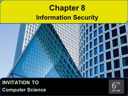 Chapter 8 Information Security 1.