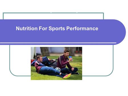Understanding Fuel Usage for Energy in Sport Nutrition For Sports Performance.