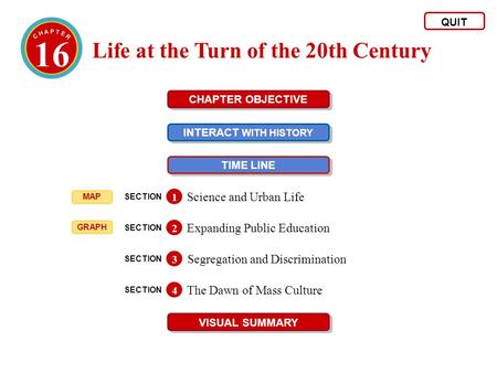 16 Life at the Turn of the 20th Century Science and Urban Life