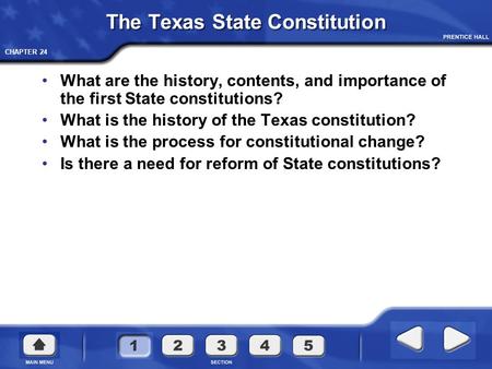 The Texas State Constitution