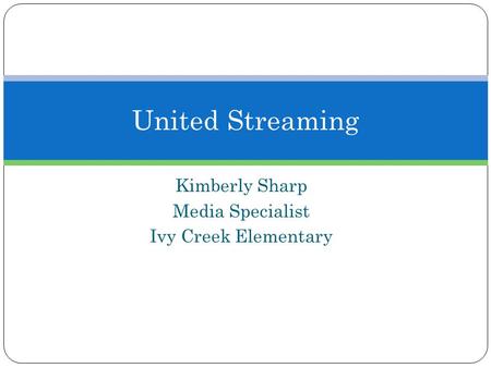 Kimberly Sharp Media Specialist Ivy Creek Elementary