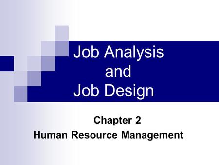 job analysis case study ppt