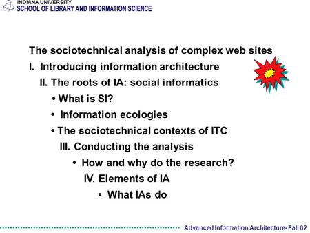 The sociotechnical analysis of complex web sites