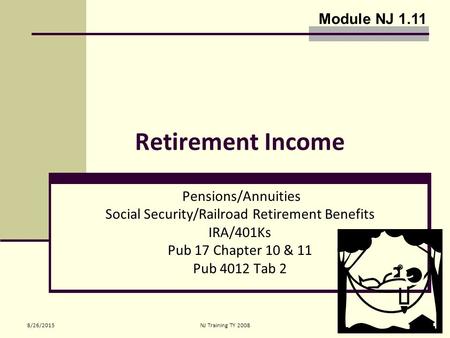 Social Security/Railroad Retirement Benefits