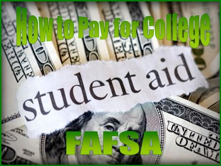 “Financial Aid” is a term that covers a wide variety of programs that help students and families pay for college or graduate school. Do not put off a.