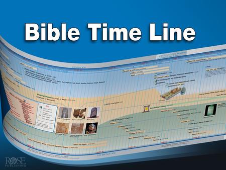 Bible Time Line Back to Main Menu