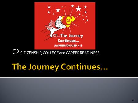 C 3 CITIZENSHIP, COLLEGE and CAREER READINESS 1. 2.