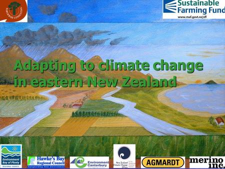 Adapting to climate change in eastern New Zealand.