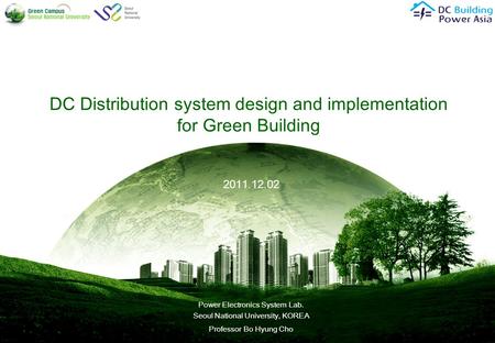 DC Distribution system design and implementation for Green Building