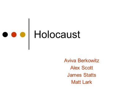 Aviva Berkowitz Alex Scott James Statts Matt Lark