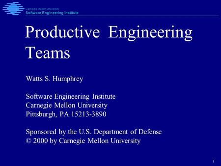 Productive Engineering Teams