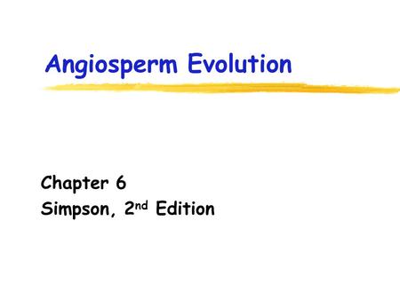 Chapter 6 Simpson, 2nd Edition
