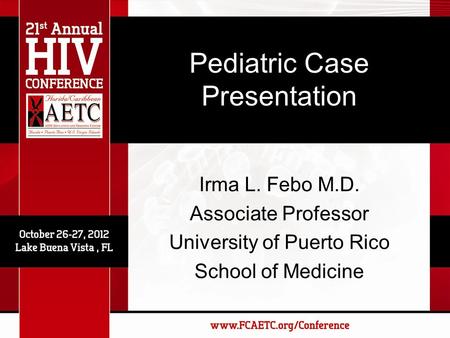 Pediatric Case Presentation