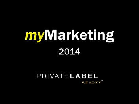 MyMarketing 2014. The Agenda Intro Overview Chatter Future Releases Q&A.