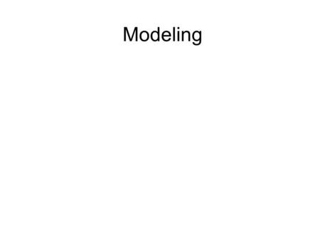 Modeling. Topology Topology describes an object’s shape, number of spans, and degree. For polygon objects this includes vertex positions.
