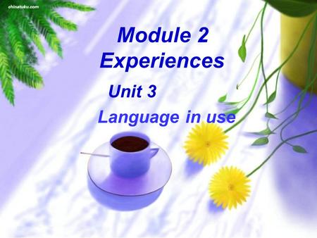 Module 2 Experiences Unit 3 Language in use. Grammar.