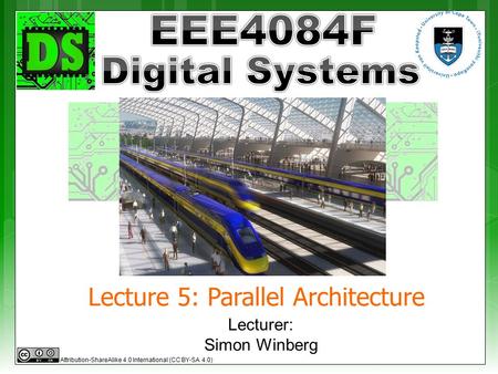 Lecture 5: Parallel Architecture